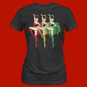 Glitter Chorus Girl Short Sleeve T Shirt